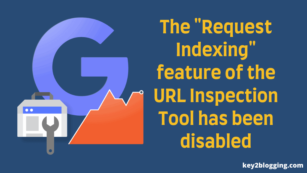Google temporarily suspended the request indexing feature in the URL inspection tool, But why?