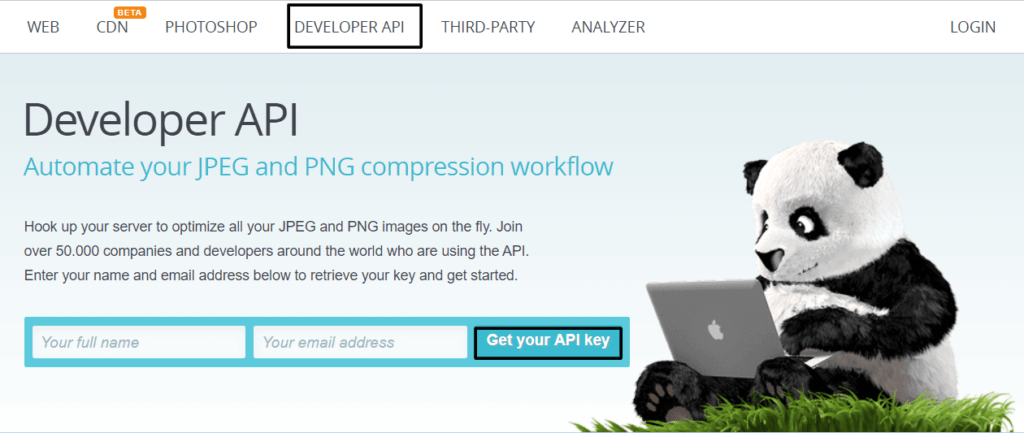 How to setup tinypng plugins in WordPress