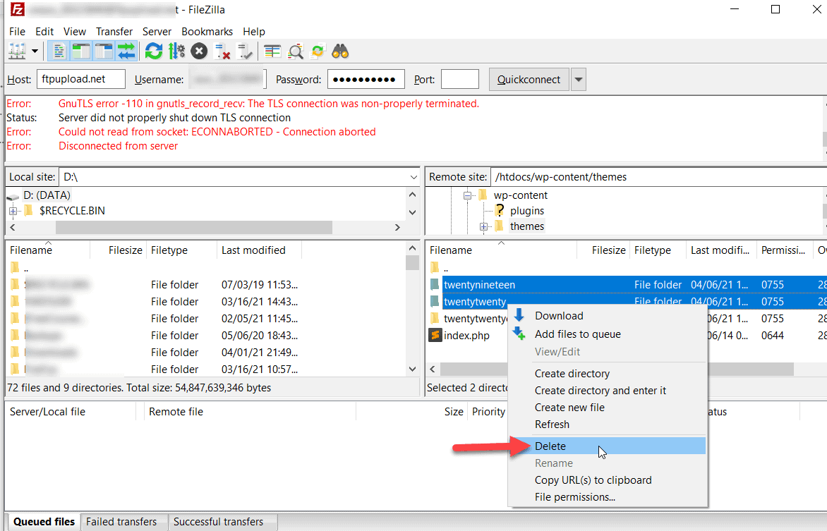 How To Delete A WordPress Theme Completely ( 3 Simple Ways) | Key2Blogging