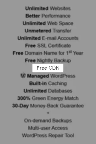 GreenGeeks free domain name