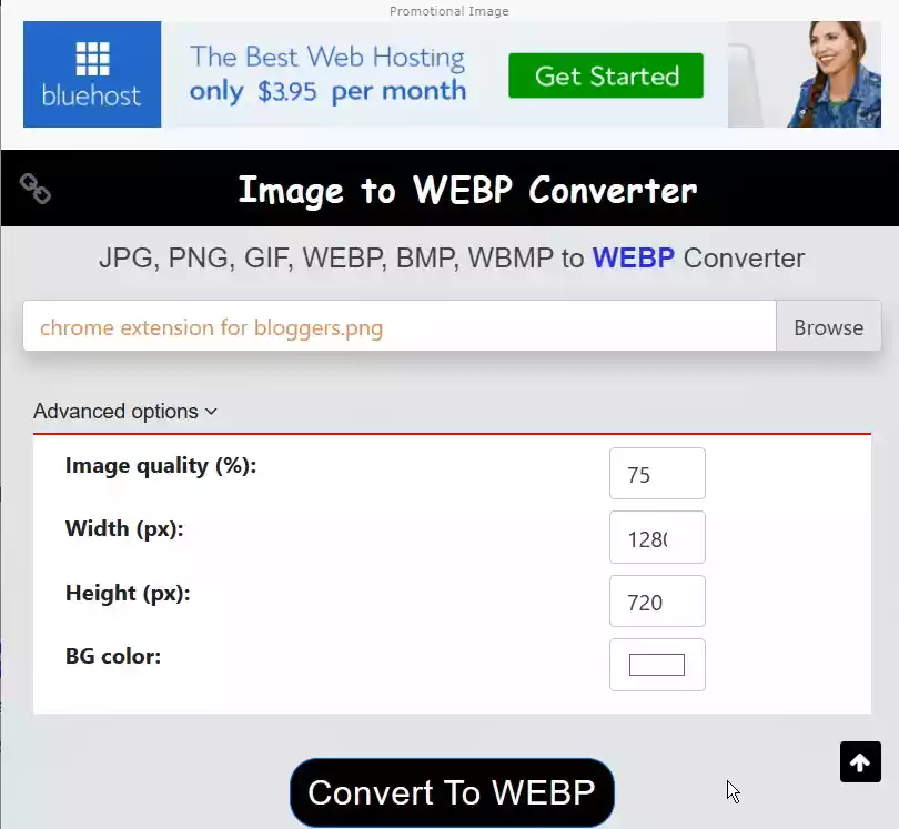 webp image converter chrome extension