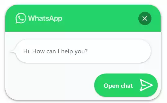 WhatsApp chat window