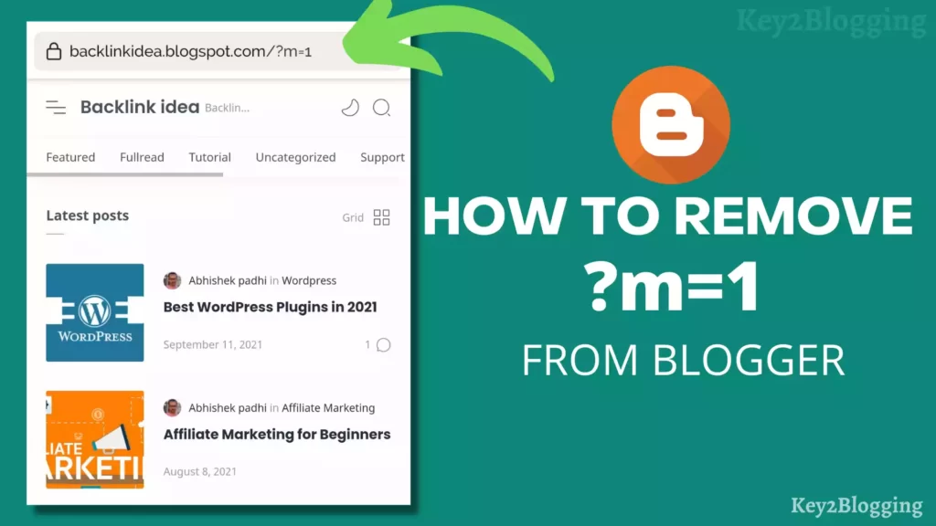 How to Remove “?m=1” from Blogger URL (Easy Fix)