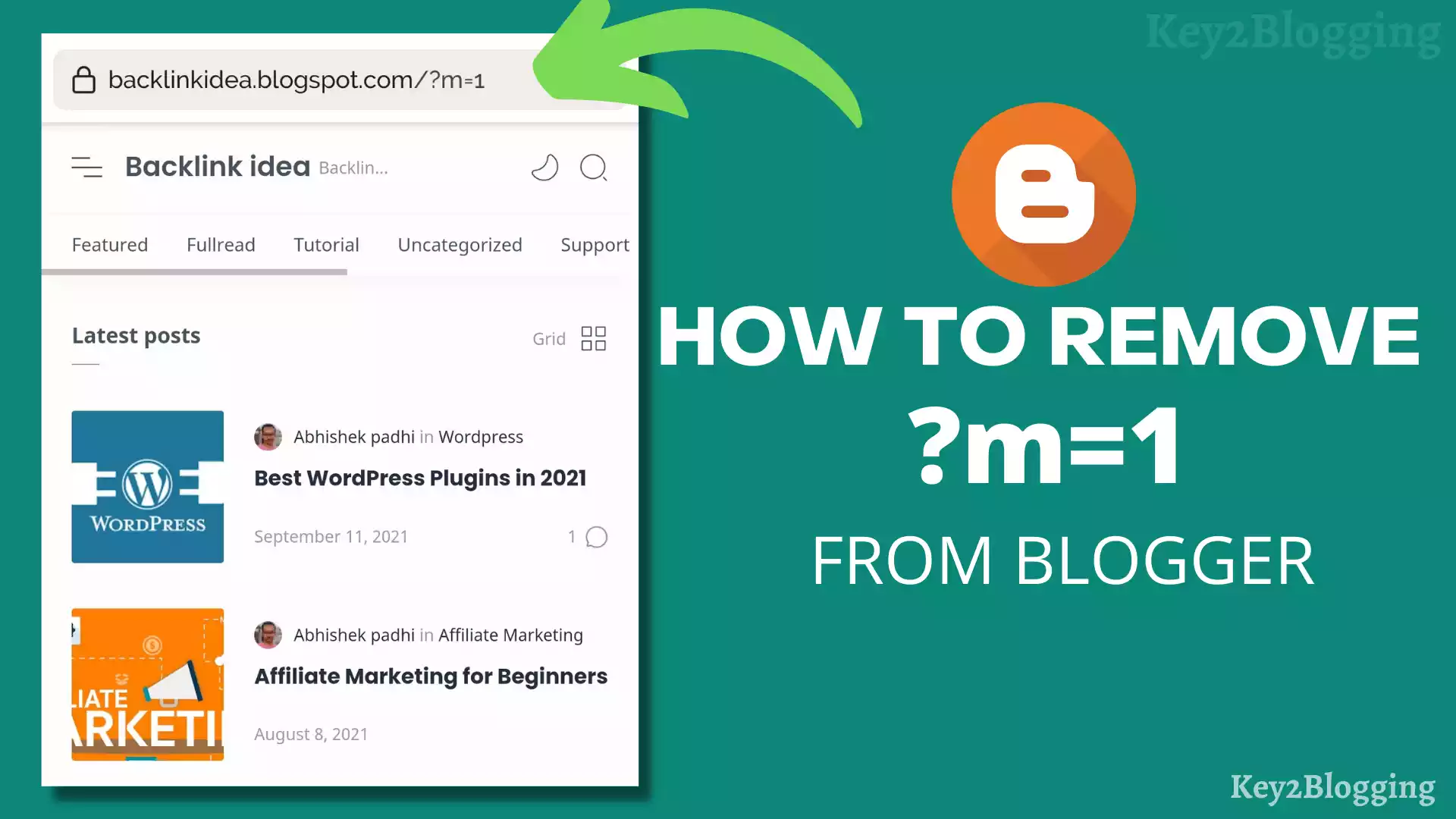 How to remove ?m=1 from Blogger or Fix ?m=1 in Blogger URL