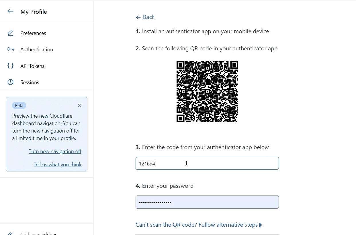 How To Enable Two Factor Authentication (2FA) In Cloudflare | Key2Blogging