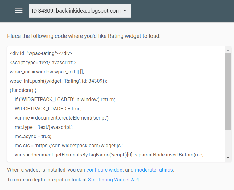 Widget-Pack-javascript code