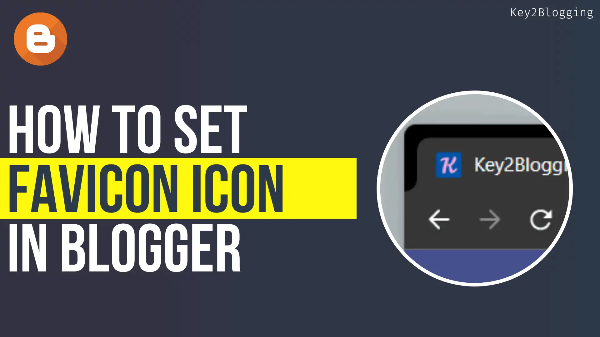 How to change favicon in Blogger