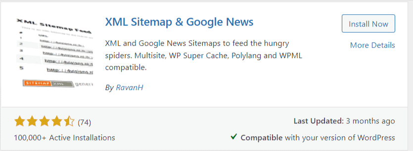 XML sitemap and Google News sitemap plugin