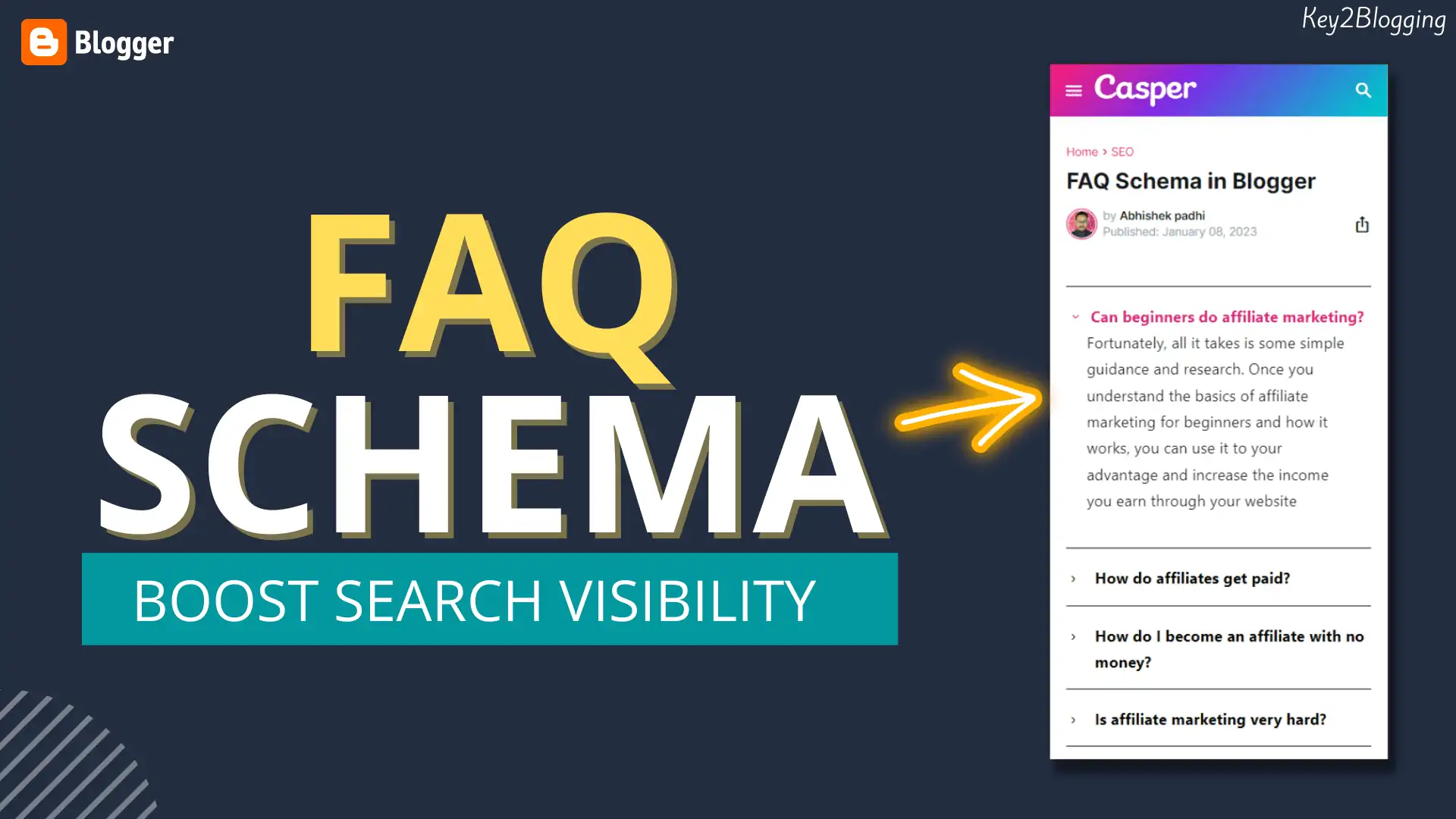 How to Add FAQ schema in blogger