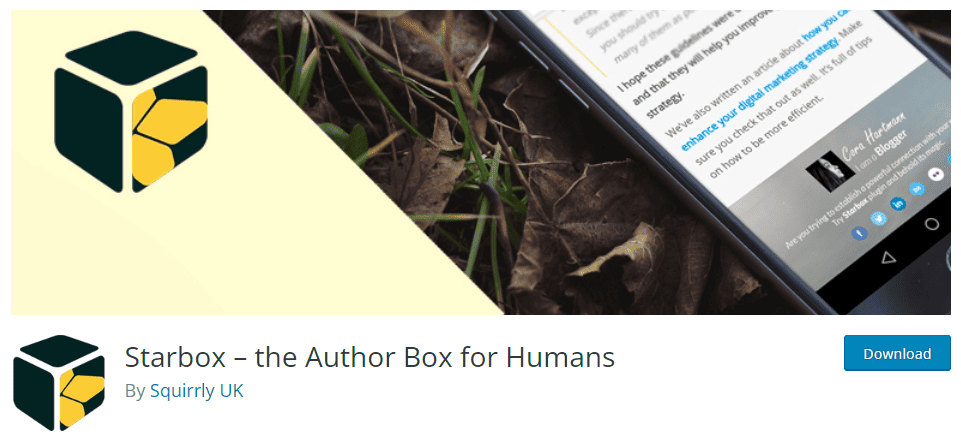 Starbox – the Author Box for Humans