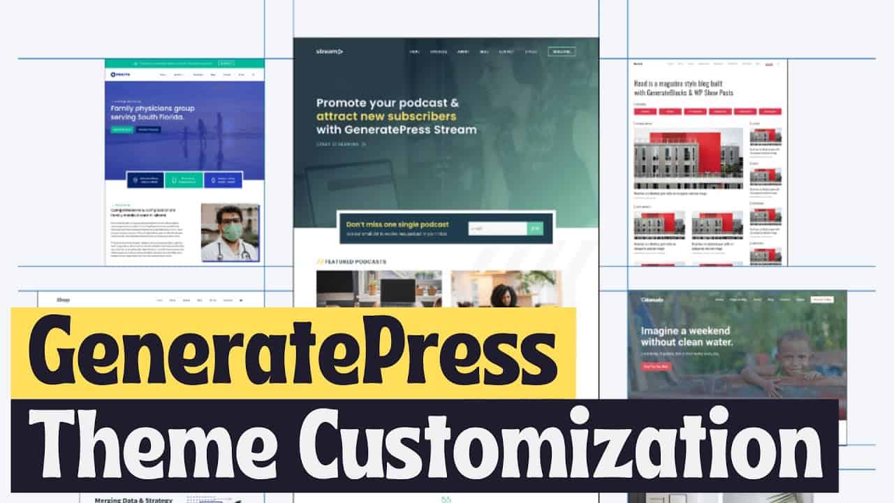 GeneratePress Theme Customization