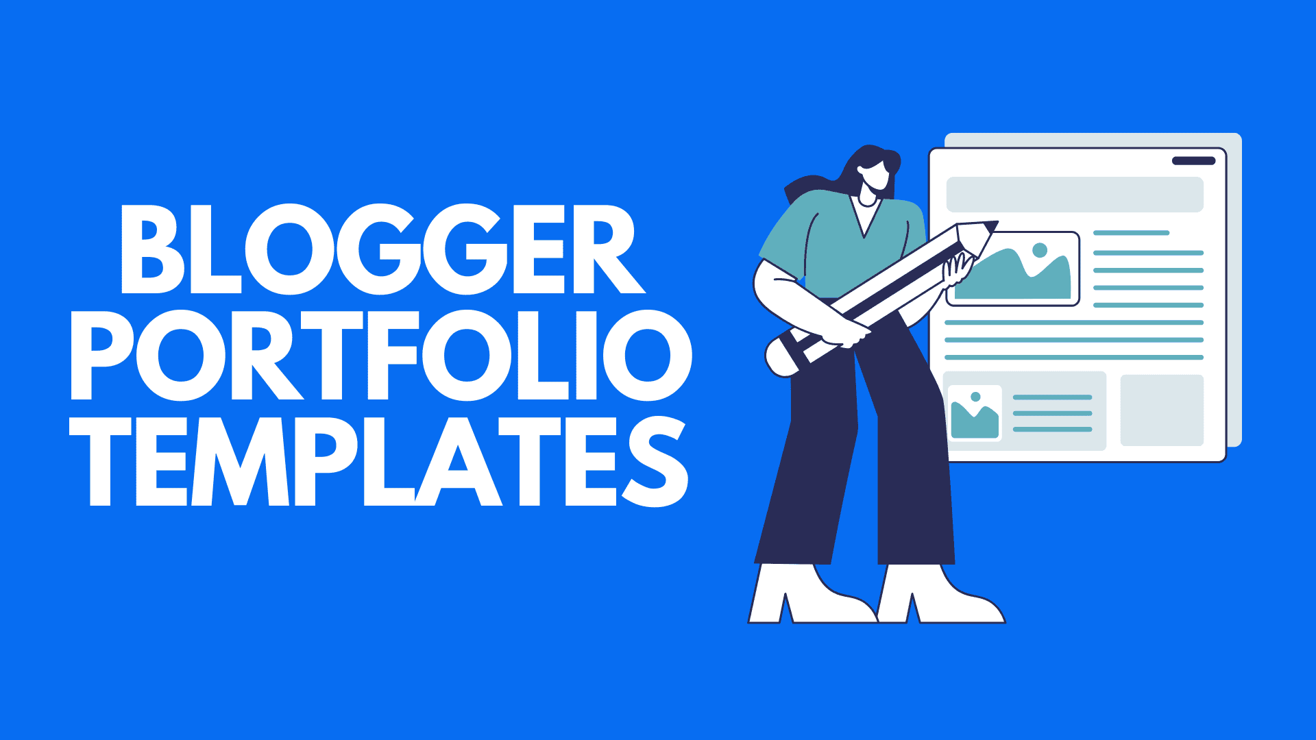 Blogger Portfolio Templates