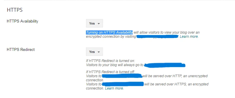 How to Enable HTTPS on Blogger?