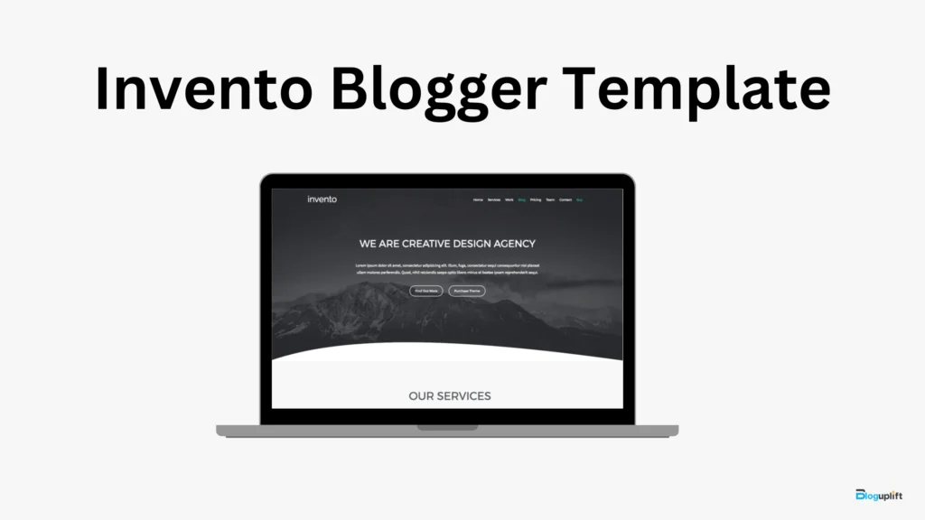 Invento Blogger Template