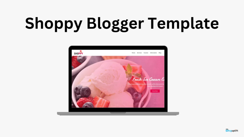 Shoppy Blogger Template