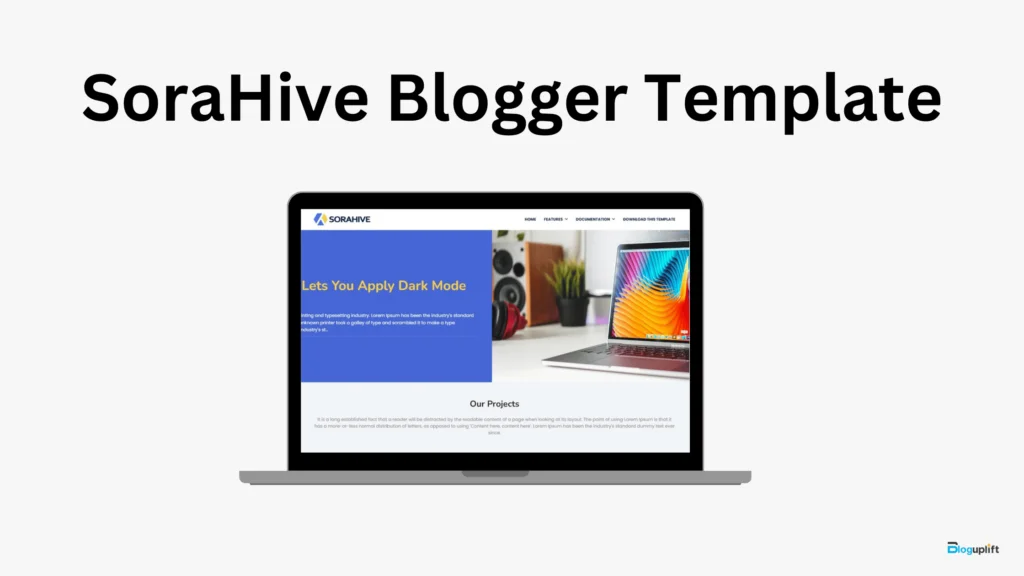 SoraHive Blogger Template