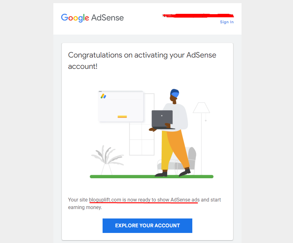 Adsense Account Approved