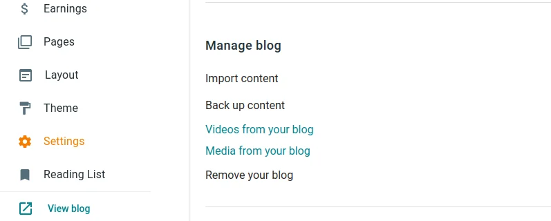 Back Up Your Blogger Website