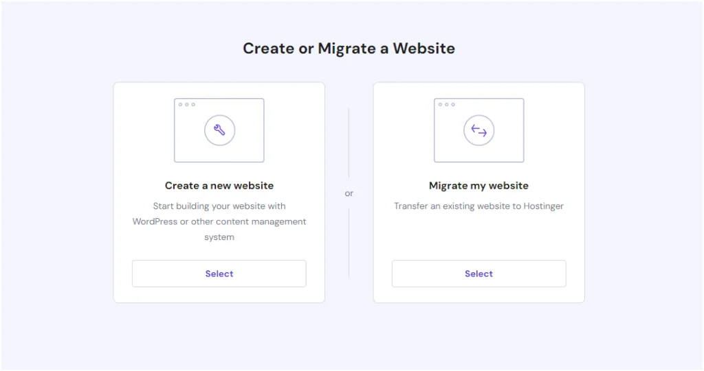 create and migrate