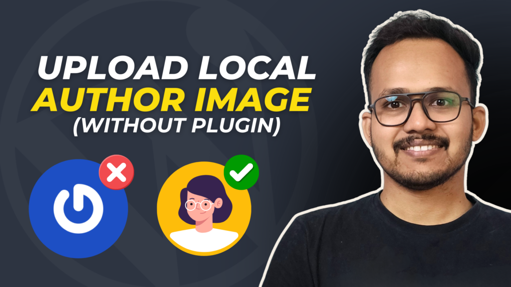Upload Local Author Image