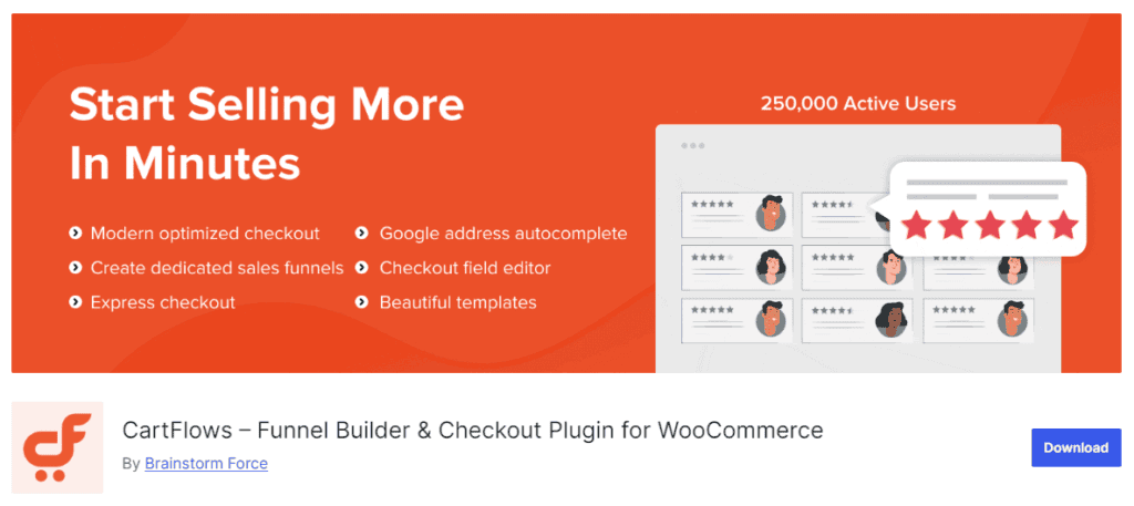 CartFlows – Funnel Builder & Checkout Plugin for WooCommerce